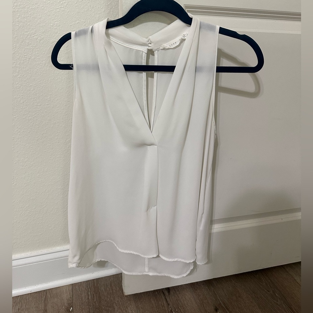 Lush White Blouse